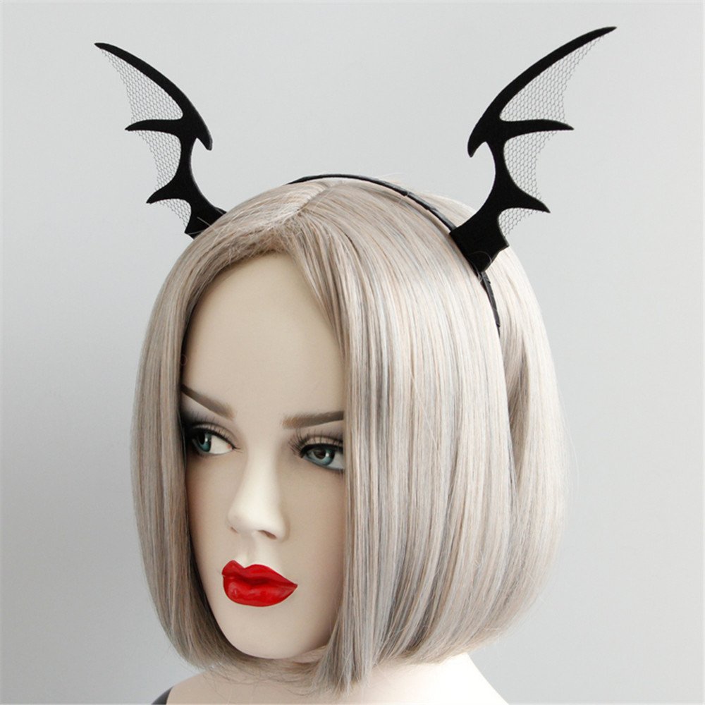 Sweenaly Womenââ‚¬â„¢s Devil Horn Hoop Halloween Headband Mardi Gras Party Supplies