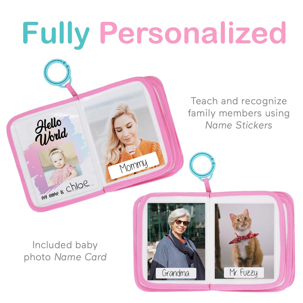 Urban Kiddy™ Baby's My First Family Album | Soft Photo Cloth Book Gift Set for Newborn Toddler & Kids (Unicorn)