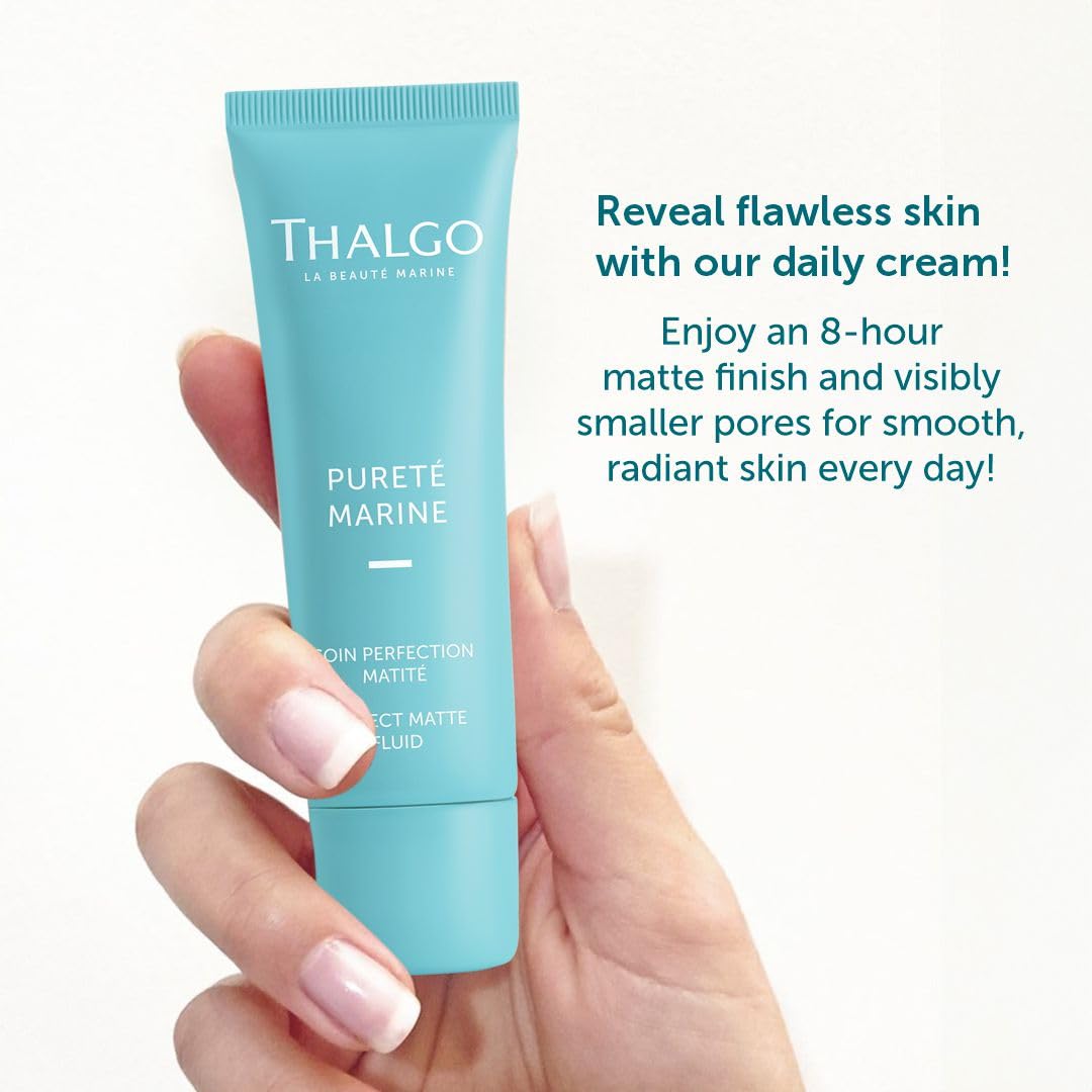 Thalgo Perfect Matte Fluid - Daily Moisturizer for Oily Skin with Long-Lasting Shine Reduction - 40ml