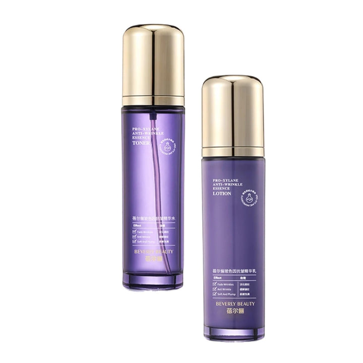 RMGIUR luxury face serum for women - anti aging hydrating essence with hyaluronic acid, moisturizing facial care to improve dryness, fine lines (3.38oz Essential Water+3.53oz Essential Lotion)