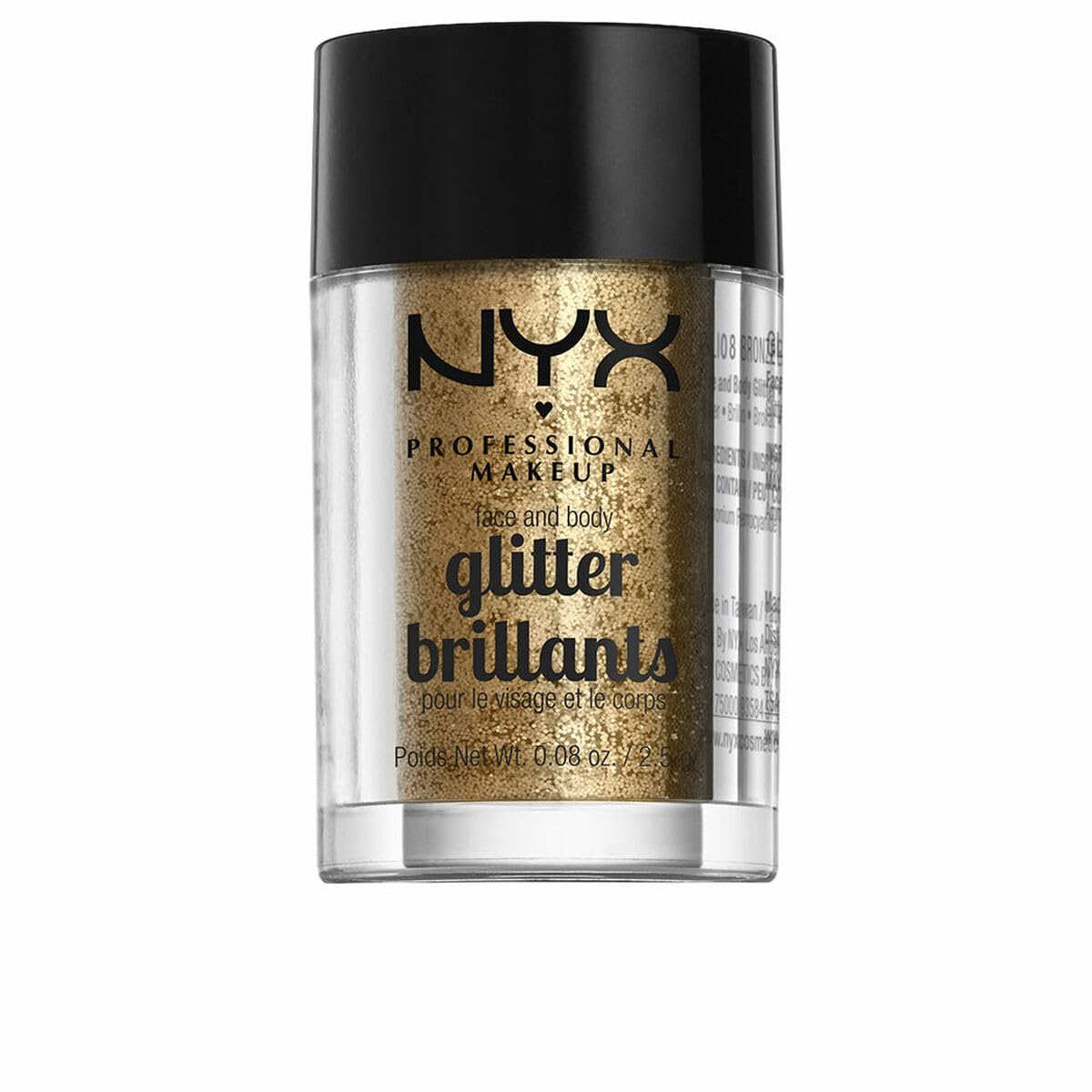 NYX Face & Body Glitter - Bronze