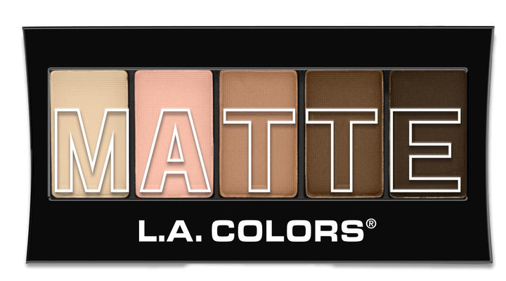 LA COLOR 5 COLOR MATTE EYESHADOW (Tan Khaki) by LA Color