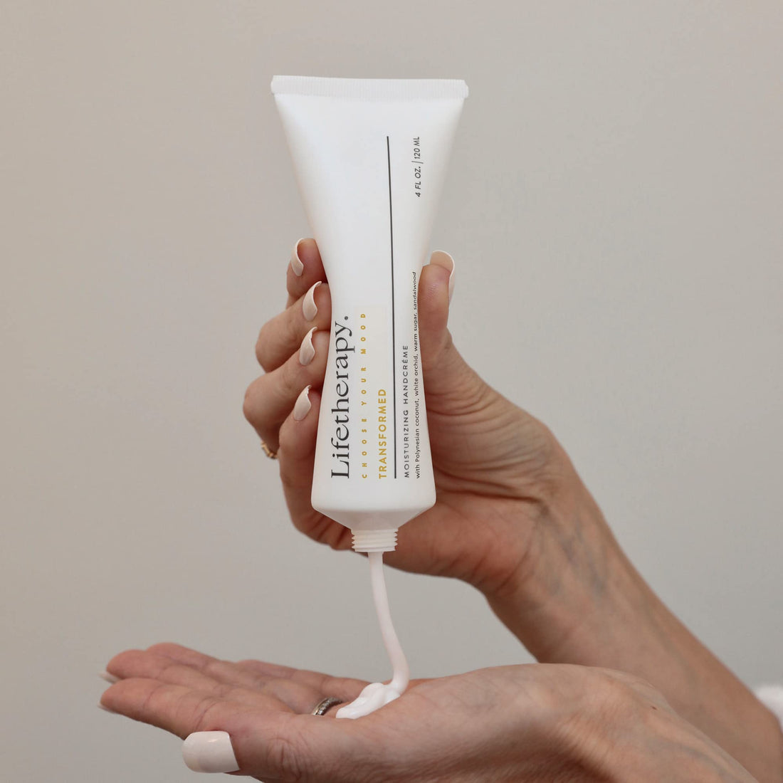 Lifetherapy Moisturizing Handcreme | Non-Greasy, Fast-Absorbing Olive Oil Hand and Nail Creme (Transformed)