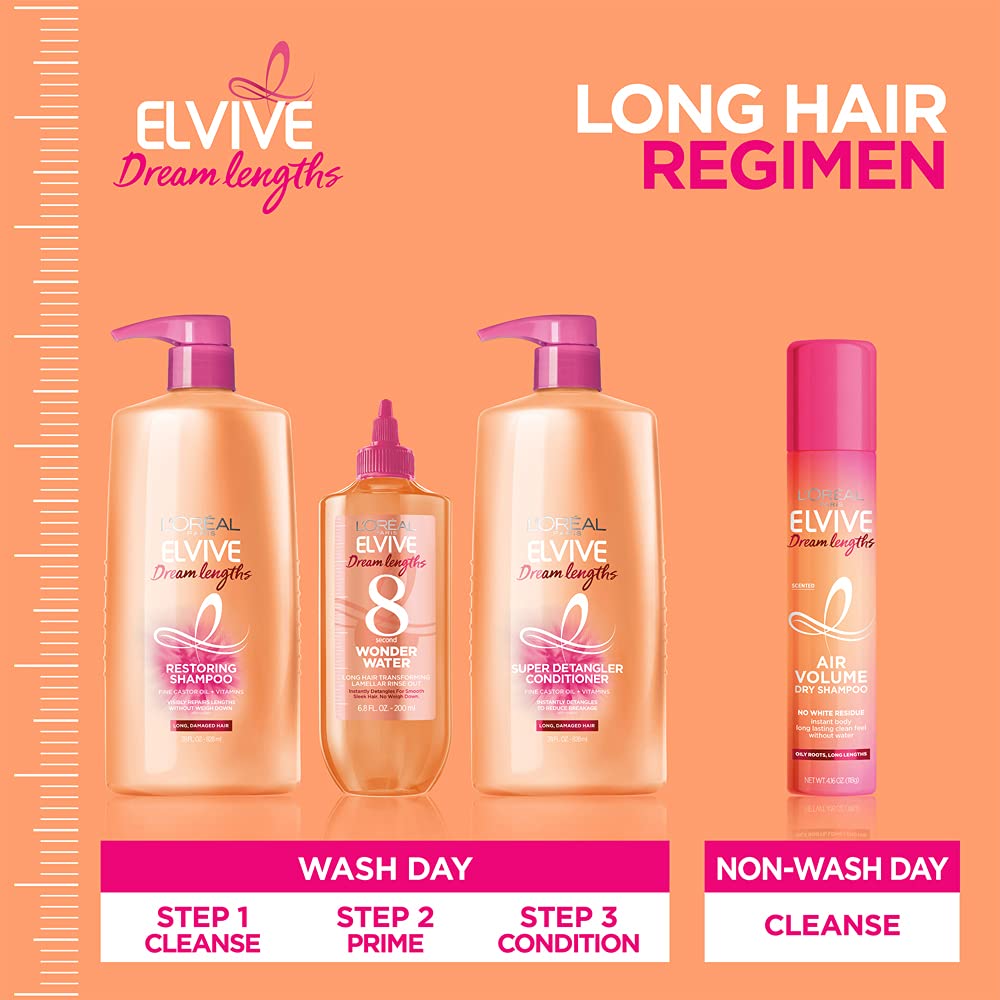 L’Oréal Paris Elvive Dream Lengths Air Volume Dry Shampoo, 4.16 Ounce