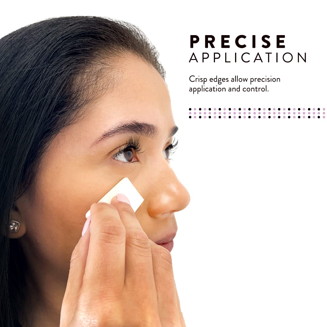 Artist's Choice Makeup Sponge Mini Applicator Wedges, For Foundation, Blush, Eye Shadow, Crisp Edges for Control, Effortless Blending and Smoothing, Sanitary Single-Use Option, Latex Free, Pack of 250