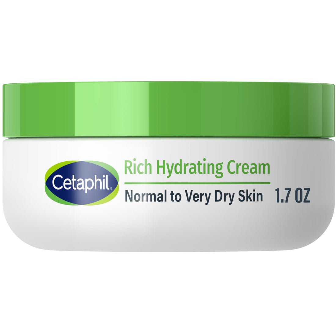Cetaphil Rich Hydrating Night Cream for Face with Hyaluronic Acid, Vitamin E & C - Moisturizing Cream For Dry To Very Dry & Sensitive Skin, 1.7 oz