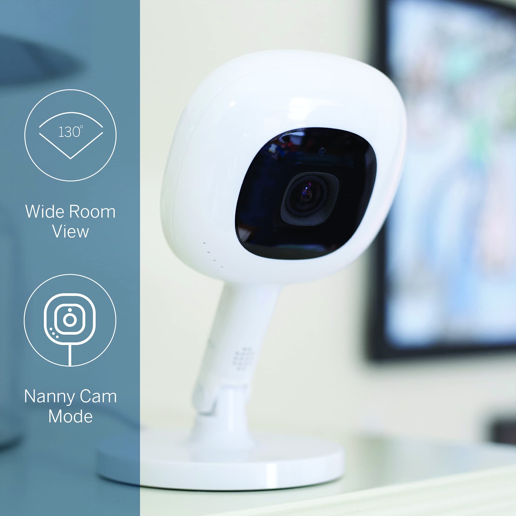 Nanit Flex Multi-Stand – Travel Baby Monitor Accessory, Portable Stand Pro Baby Monitor - White (Camera not Included)