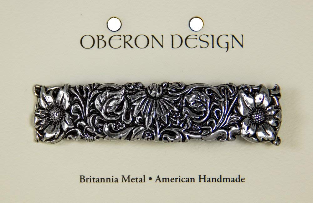 Hair Clip | Barrette | Wildflower | Handmade in the USA by Oberon Design