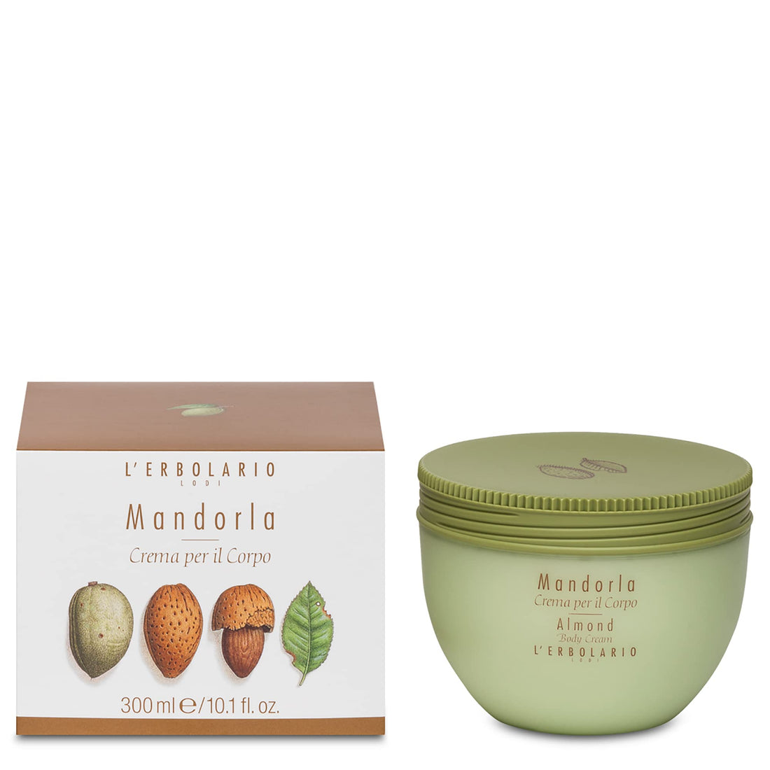 LErbolario Almond Perfumed Body Cream For Unisex 10.1 oz Body Cream
