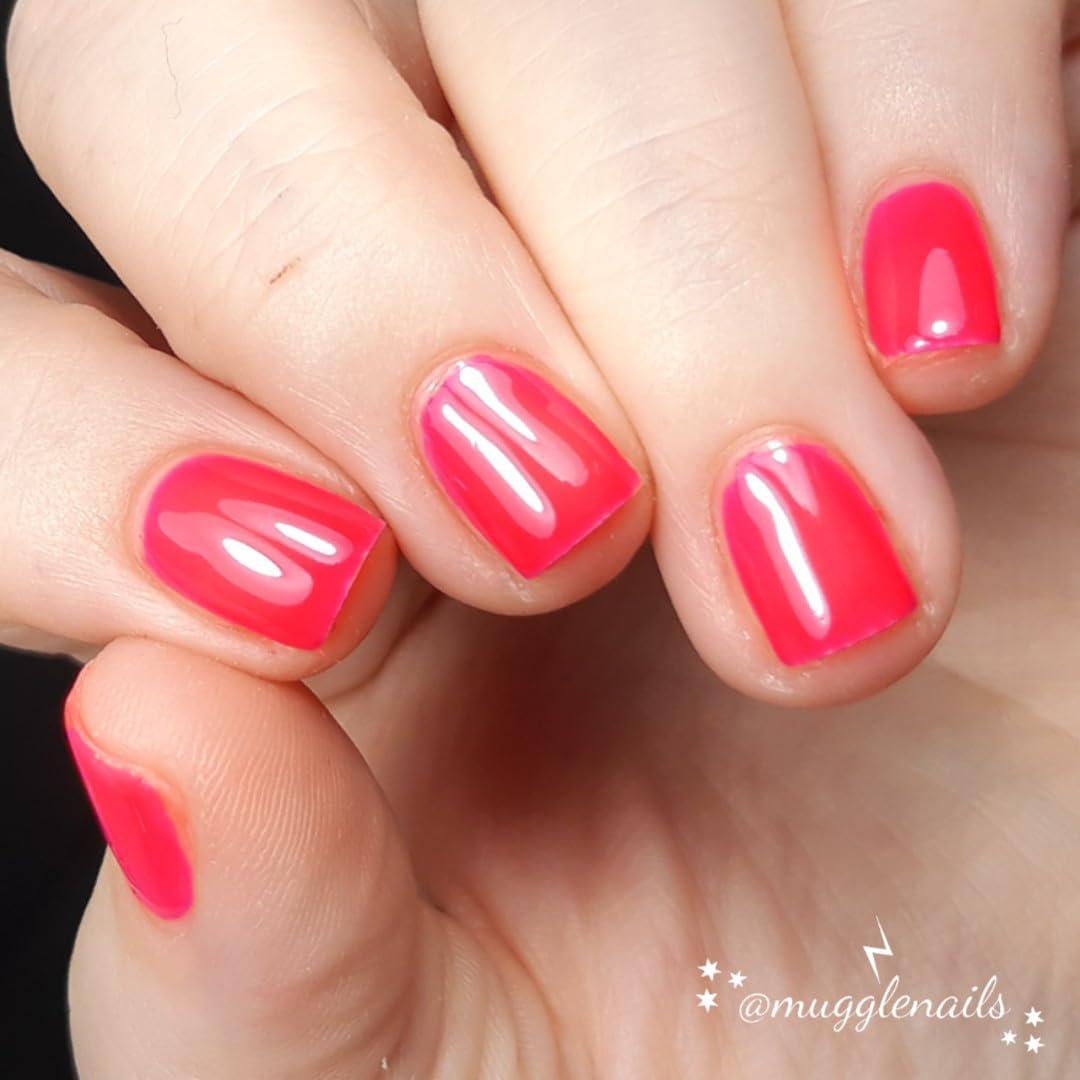 AIMEILI Shellac Soak Off UV LED Gel Nail Polish - Neon Shocking Pink (055) 10ml