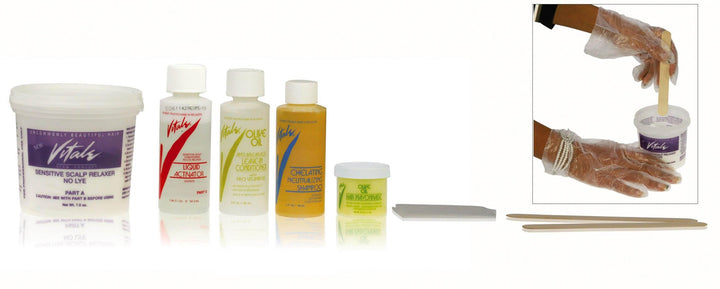 Vitale Olive Oil Relaxer Kit, Super