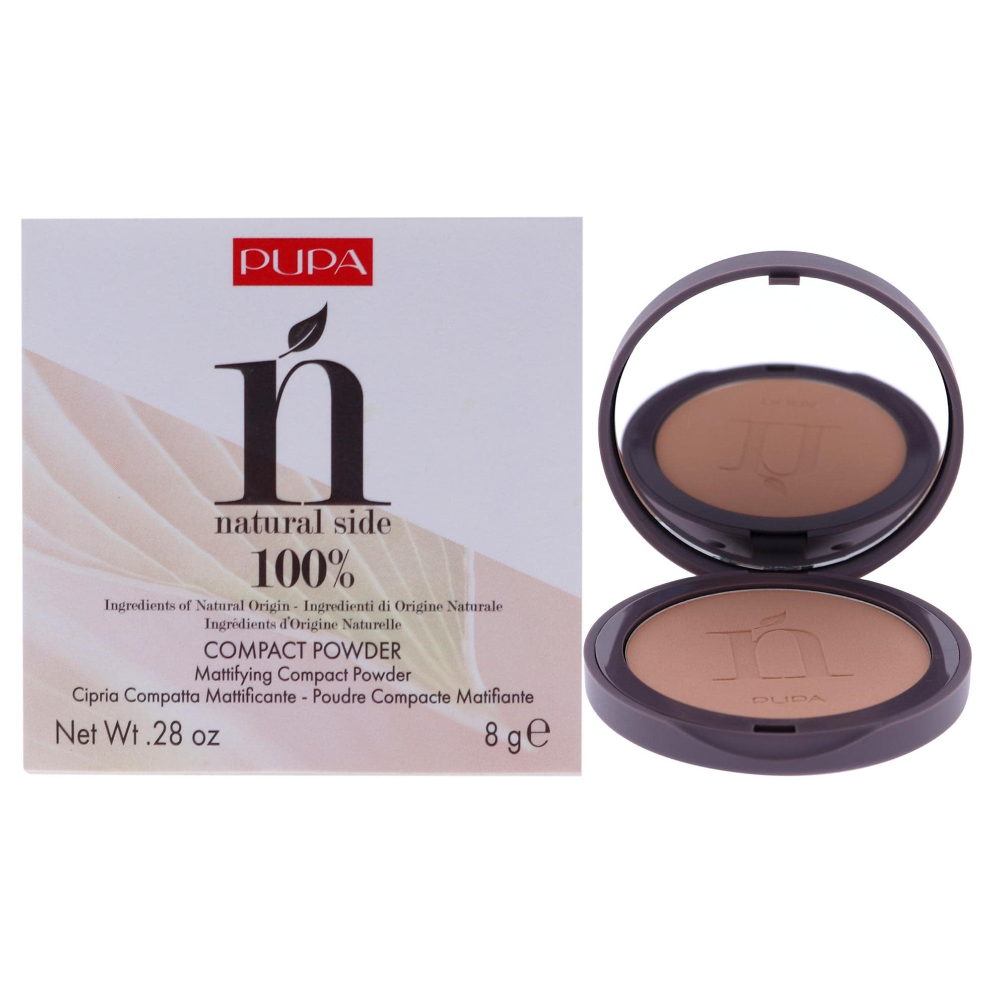 PUPA Milano Natural Side Compact Powder (003 Warm Beige), I0111839