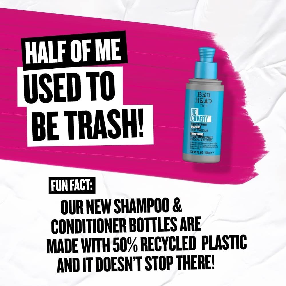 TIGI BED HEAD RECOVERY MOISTURIZING SHAMPOO FOR DRY HAIR 3.38 fl oz