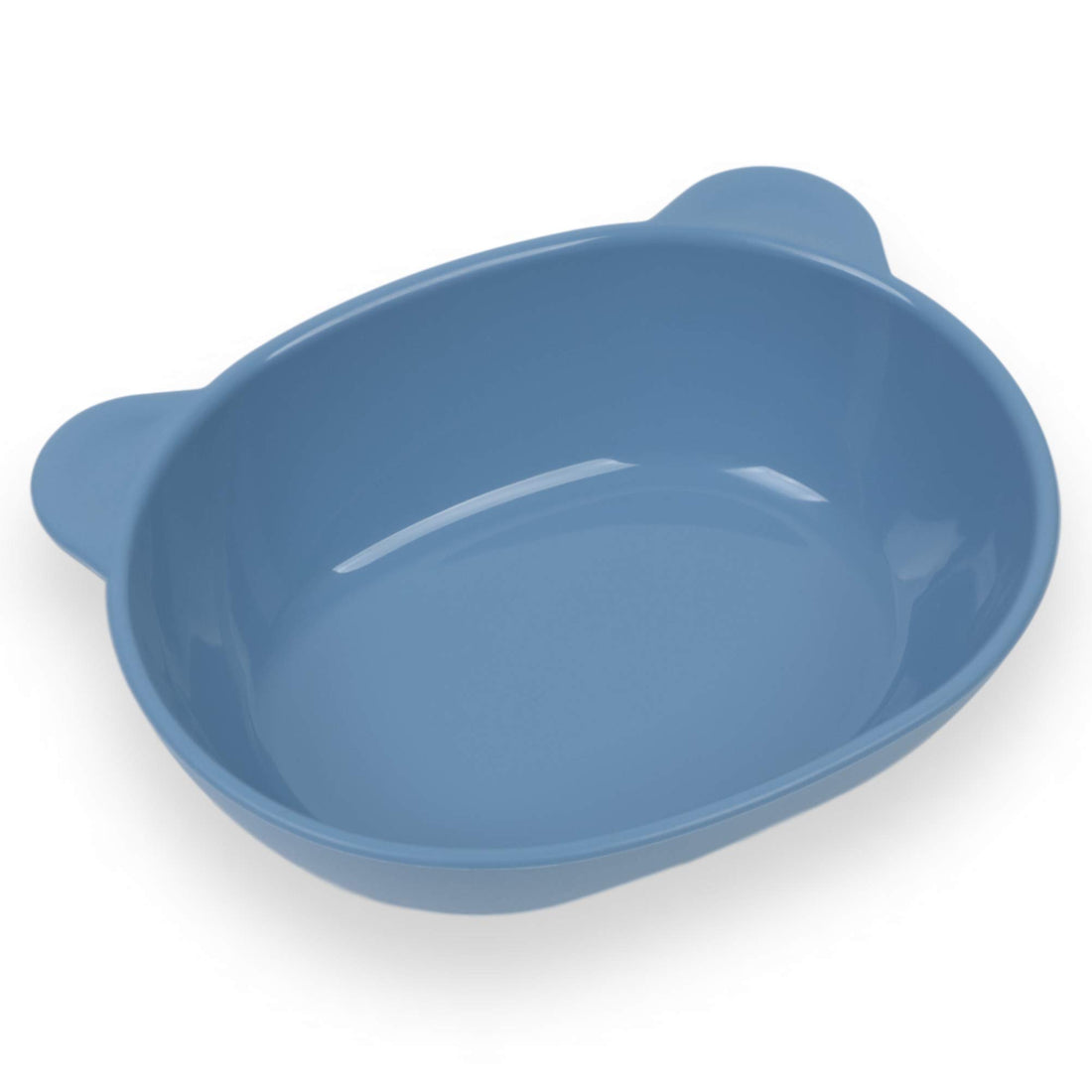 BLUE GINKGO Silicone Kids Bowls - Cute Silicone Bowls for Baby/Silicone Plates for Toddlers and Kids - Dishwasher Safe and Made in Korea (Blue)
