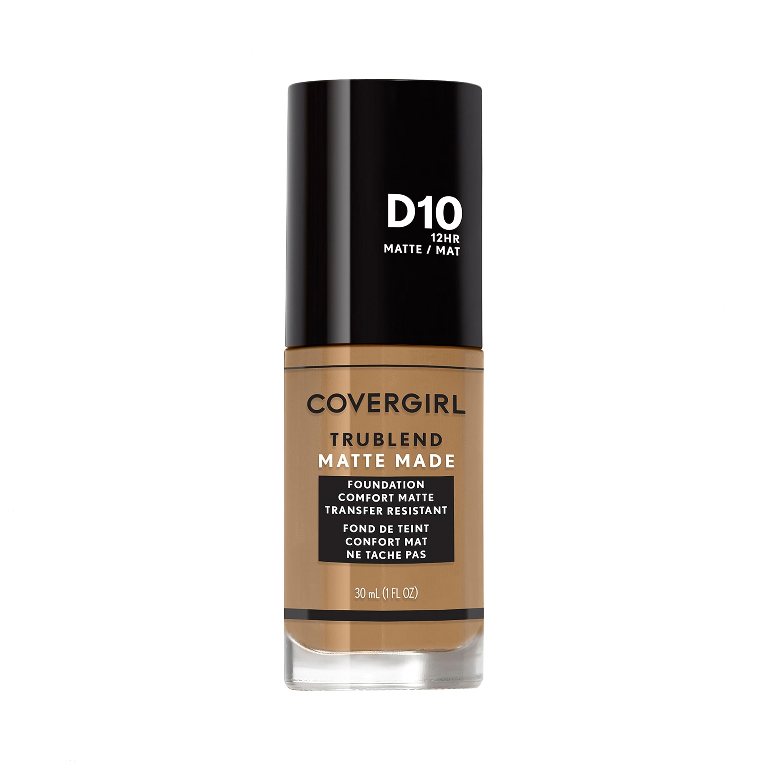 COVERGIRL Covergirl Trublend Matte Made Liquid Foundation, D10 Golden Caramel, 1.014 Ounce