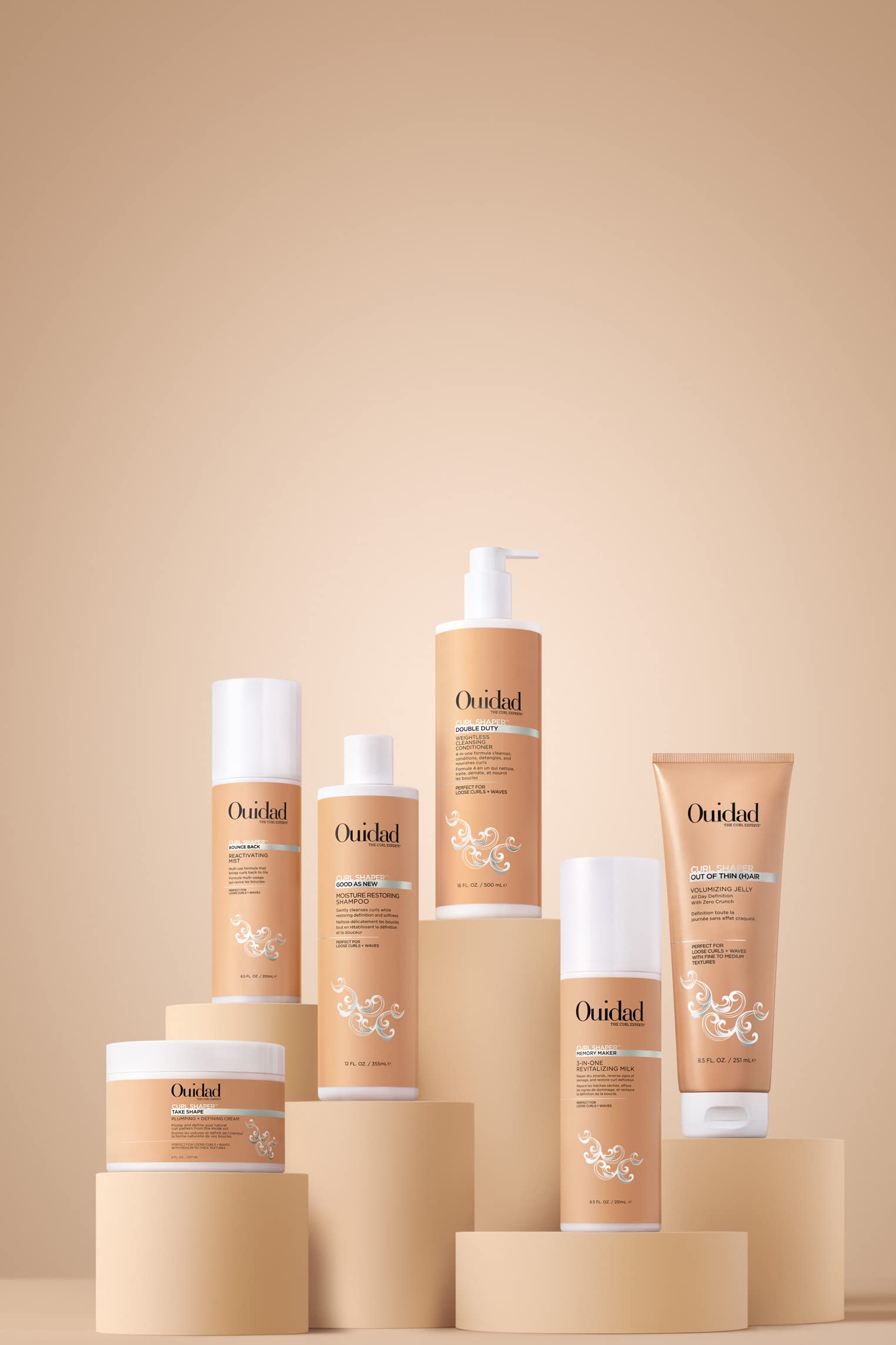 OUIDAD Curl Shaper Good As New Moisture Restoring Shampoo, 33.8 oz.