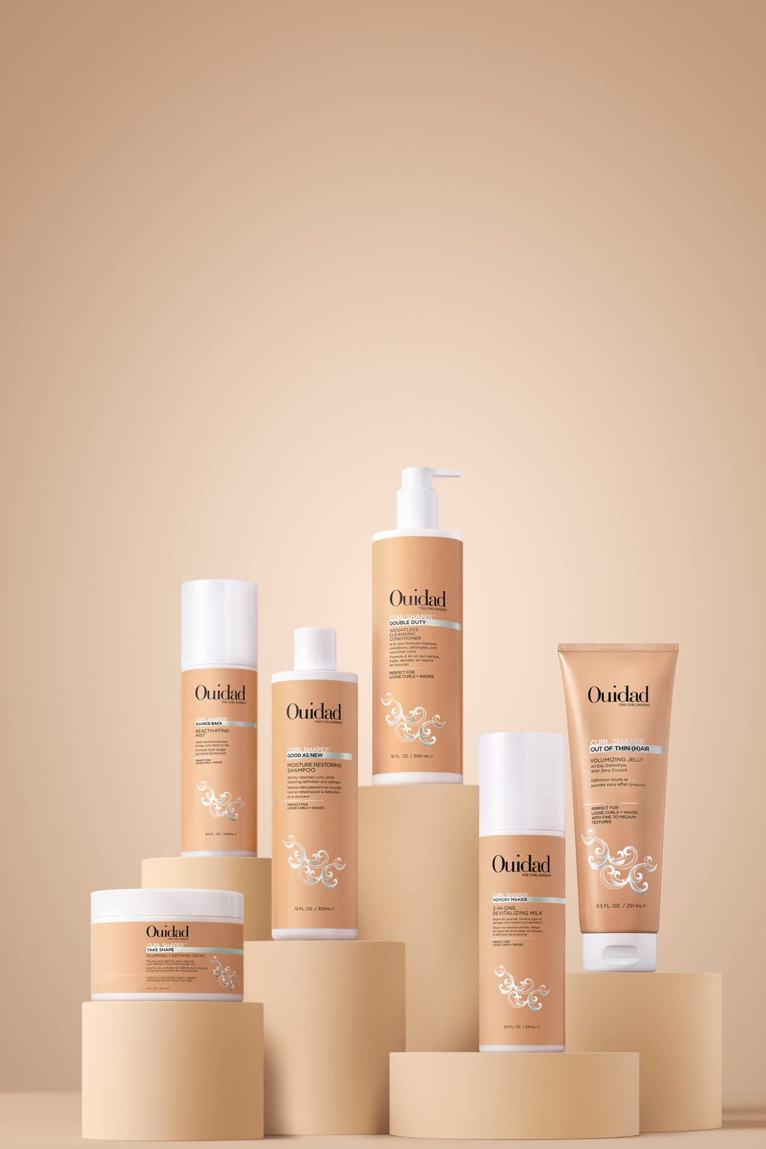 OUIDAD Curl Shaper Good As New Moisture Restoring Shampoo, 33.8 oz.