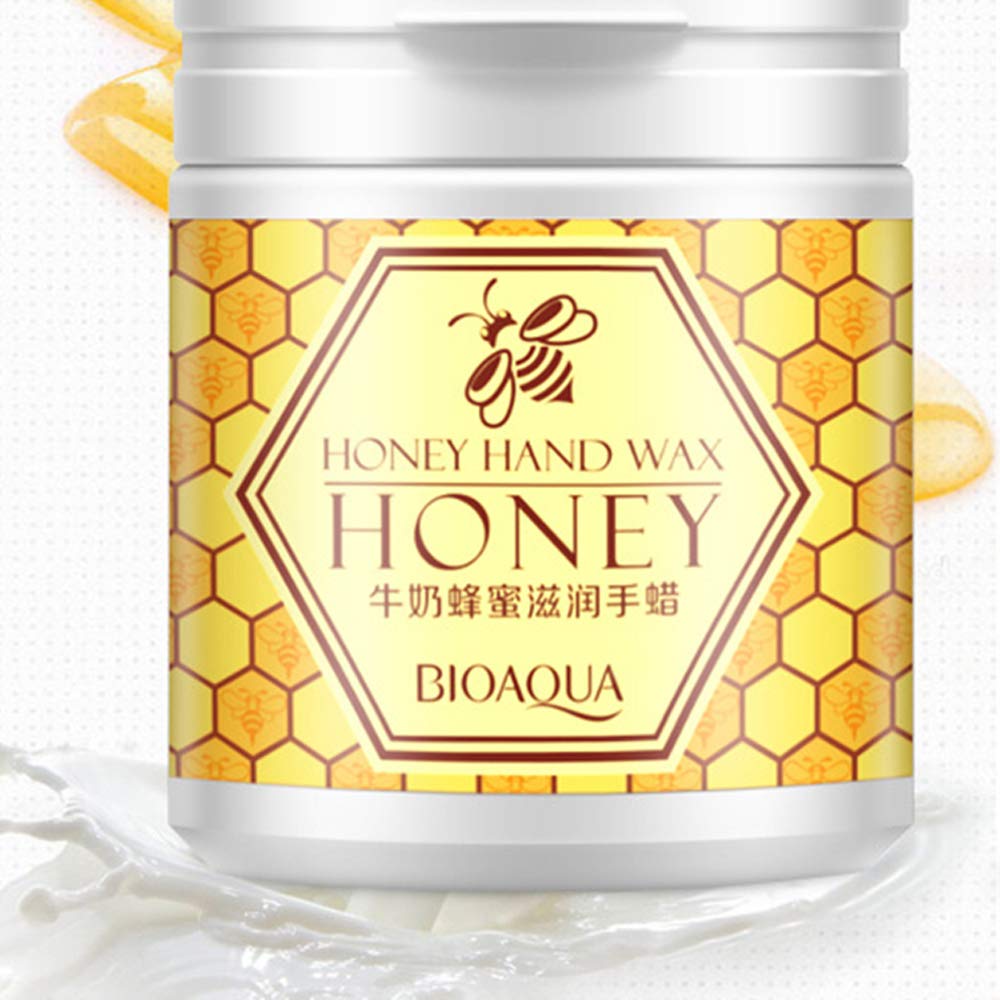 Bioaqua Natural Honey & Milk Hand Wax Moisturizes Soft Skin 170G