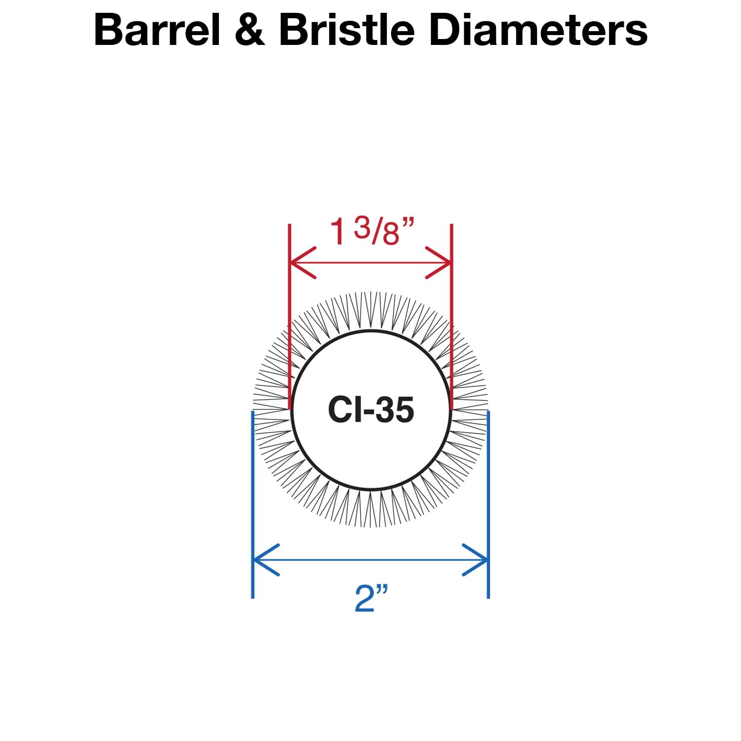 Olivia Garden Ceramic and Ion Thermal Brush, 1 3/8 Inch