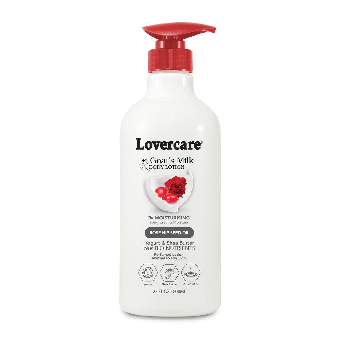 Lover's care body lotion for Dry Skin 27.05 oz (800ml) Rose Hip