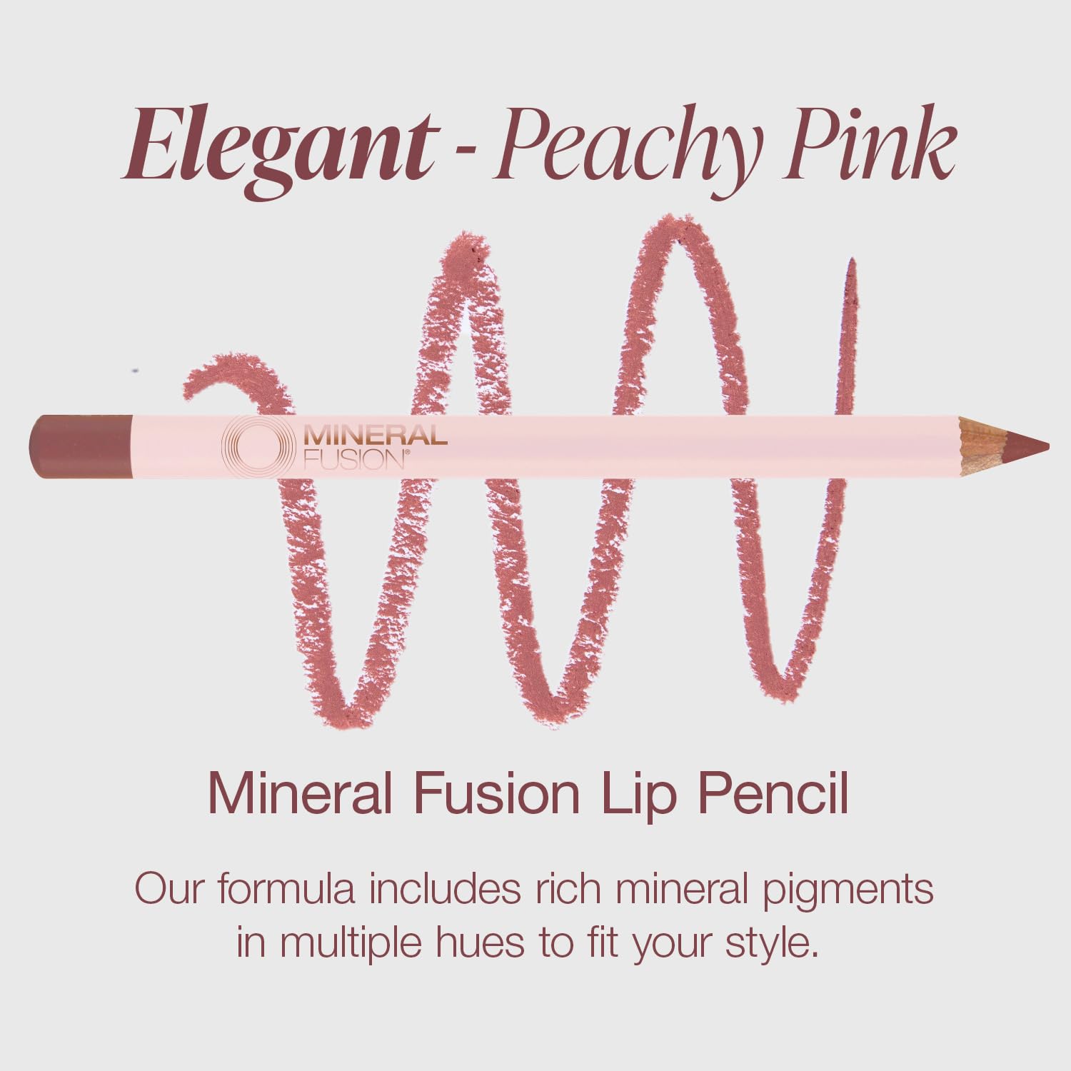 Mineral Fusion Lip Pencil, Elegant, 0.04 Ounce (Packaging May Vary)