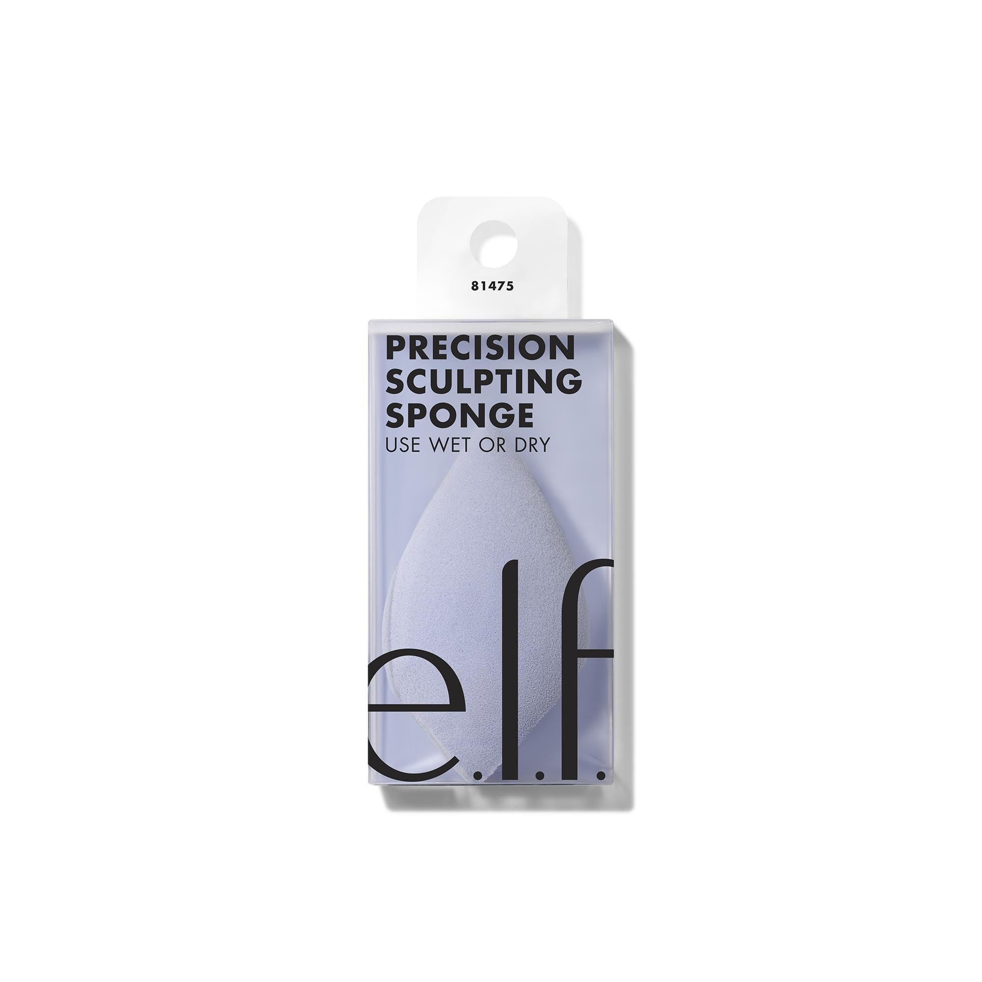 e.l.f. Precision Sculpting Sponge, 3-in-1 Sponge For Contouring & Blending To A Smooth Finish, Great For Cream & Powder Formulas, Vegan & Cruelty-Free