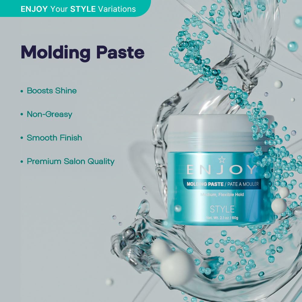EN Joy Enjoy Molding Paste, Sculpting for Textured Hair, 2.1 oz