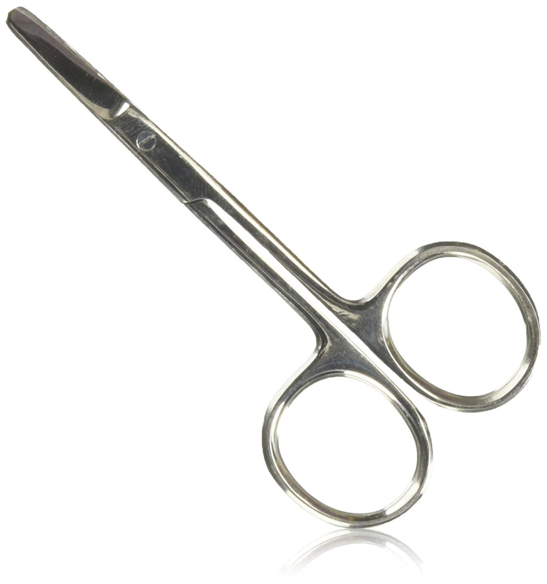 Bulk Buy: Lot of 3 Manicare Baby Scissors 3.5 Straight - Regular Rings - Stainless Steel - Blunt Round Ends
