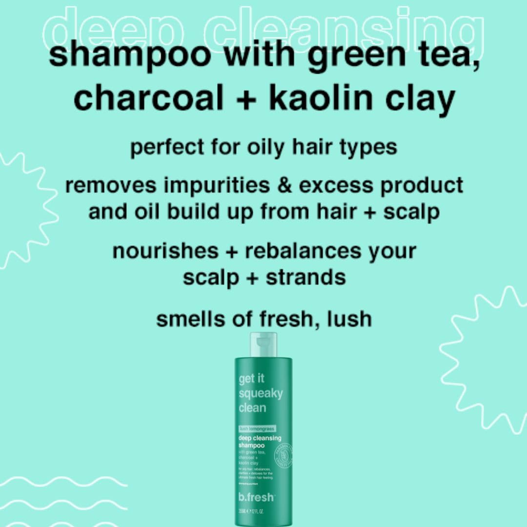 B.TAN get it squeaky clean deep cleansing shampoo