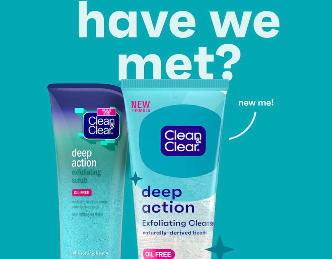 Clean & Clear Deep Action Exfoliating Scrub Oil-Free, 5 Ounce (Pack of 3)