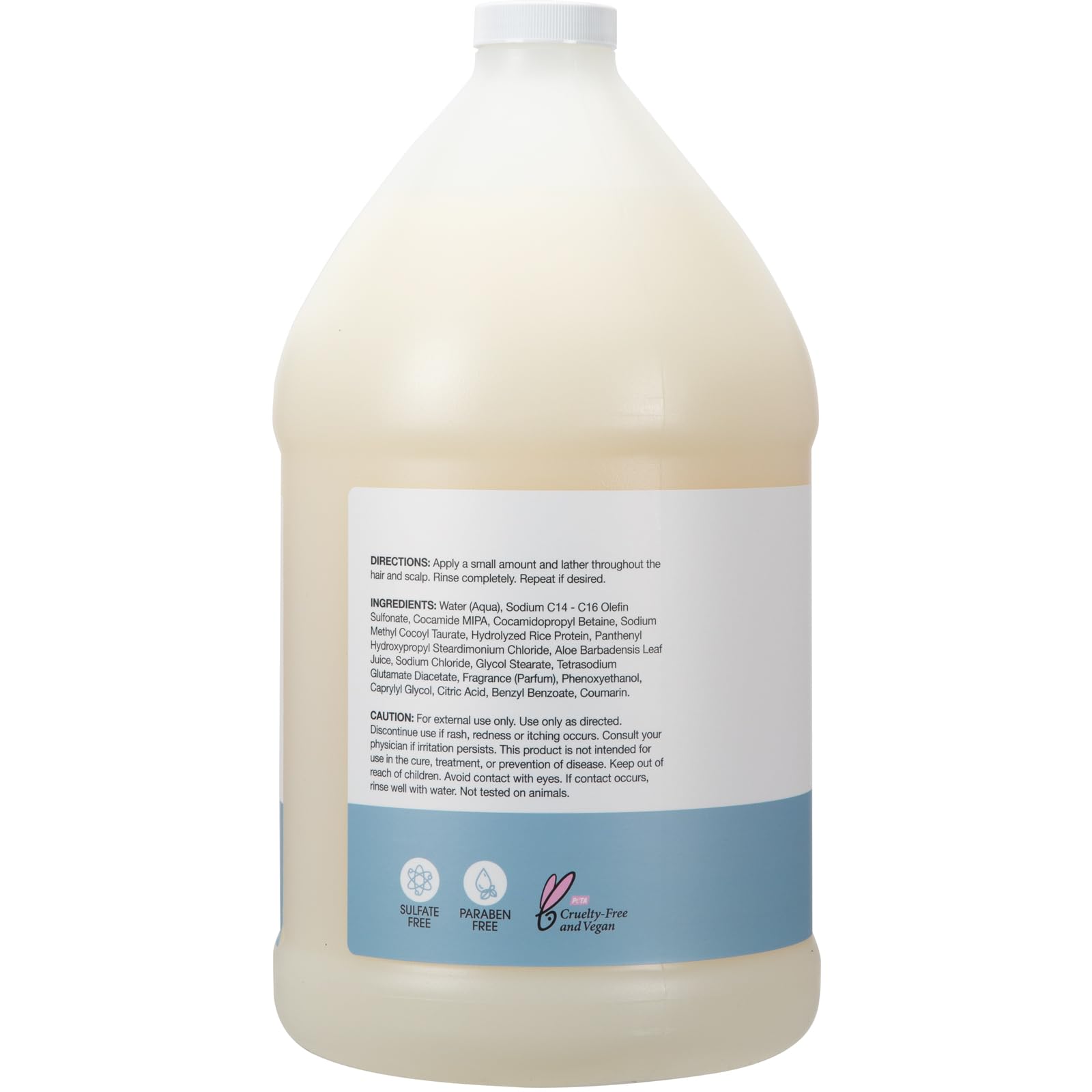 Ginger Lily Farms Salon Formula Va-Va Volume Pro Volumizing Shampoo for Fine Hair, 100% Vegan & Cruelty-Free, 1 Gallon (128 fl oz) Refill
