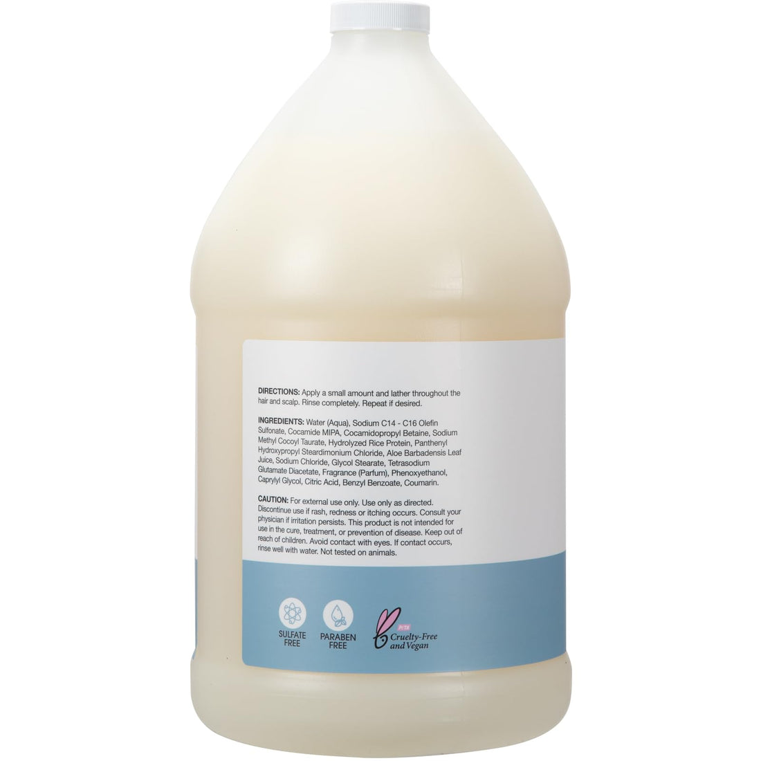 Ginger Lily Farms Salon Formula Va-Va Volume Pro Volumizing Shampoo for Fine Hair, 100% Vegan & Cruelty-Free, 1 Gallon (128 fl oz) Refill