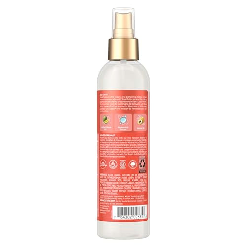 SheaMoisture Curl Stretch Refresher Spray Kalahari Melon Oil and Marula Oil Between Wash Style Stretcher Boosts Hydration, Fights Humidity and Frizz with Hyaluronic Serum 8 Fl Oz