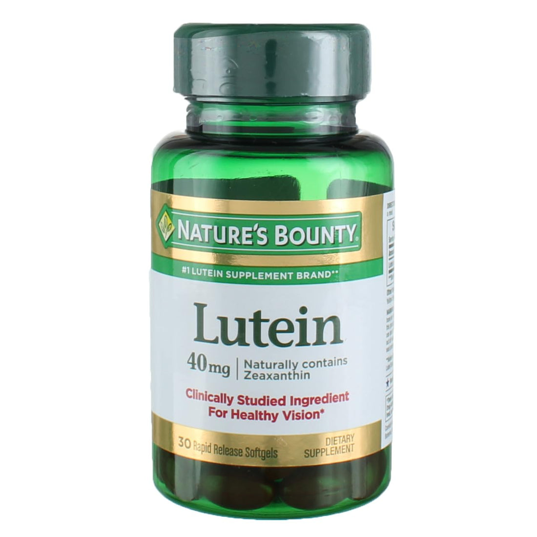 Nature's Bounty Lutein Softgels, 30 count (Pack of 2)