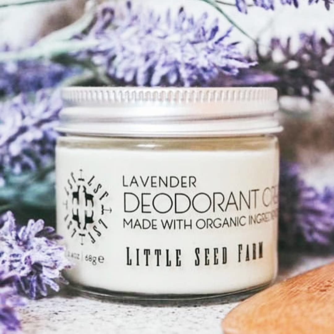 Little Seed Farm Deodorant Cream, Lavender, 2.4 Ounce