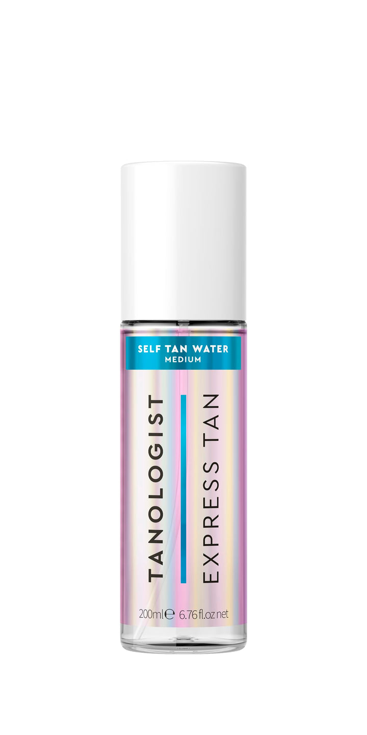 Tanologist Self Tan Water - Hydrating Express Tan, 200ml - Cruelty & Toxin Free - Medium