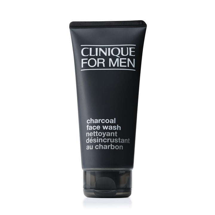 Clinique For Men Charcoal Face Wash With Glycerin | Detoxifying Gel Facial Cleanser | For All Skin Types | Unclogs Pores | Purifies + Refines, 6.7 Fl Oz