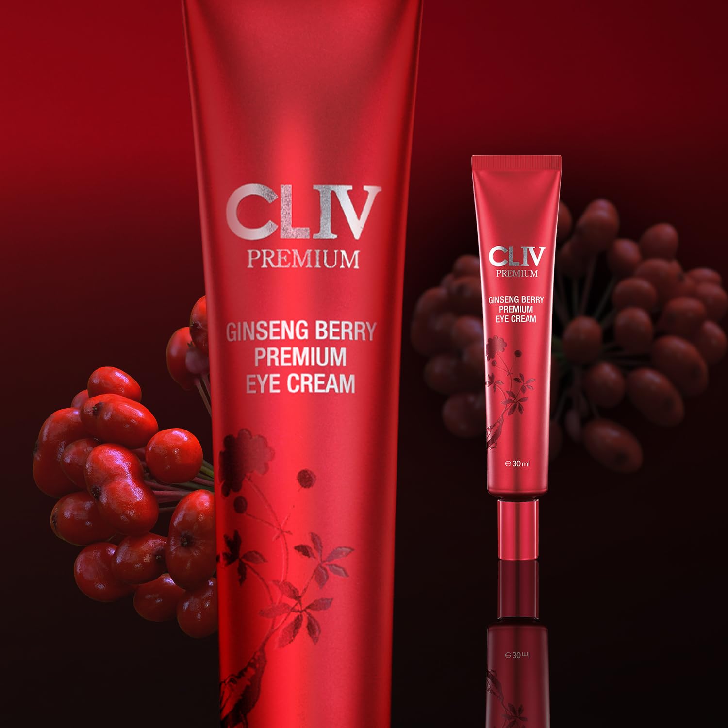 CLIV Ginseng Berry Premium Moisturizing Eye Cream with Ginseng Berry Fermentation Filtrate (Eye Cream 1.01 fl.oz)