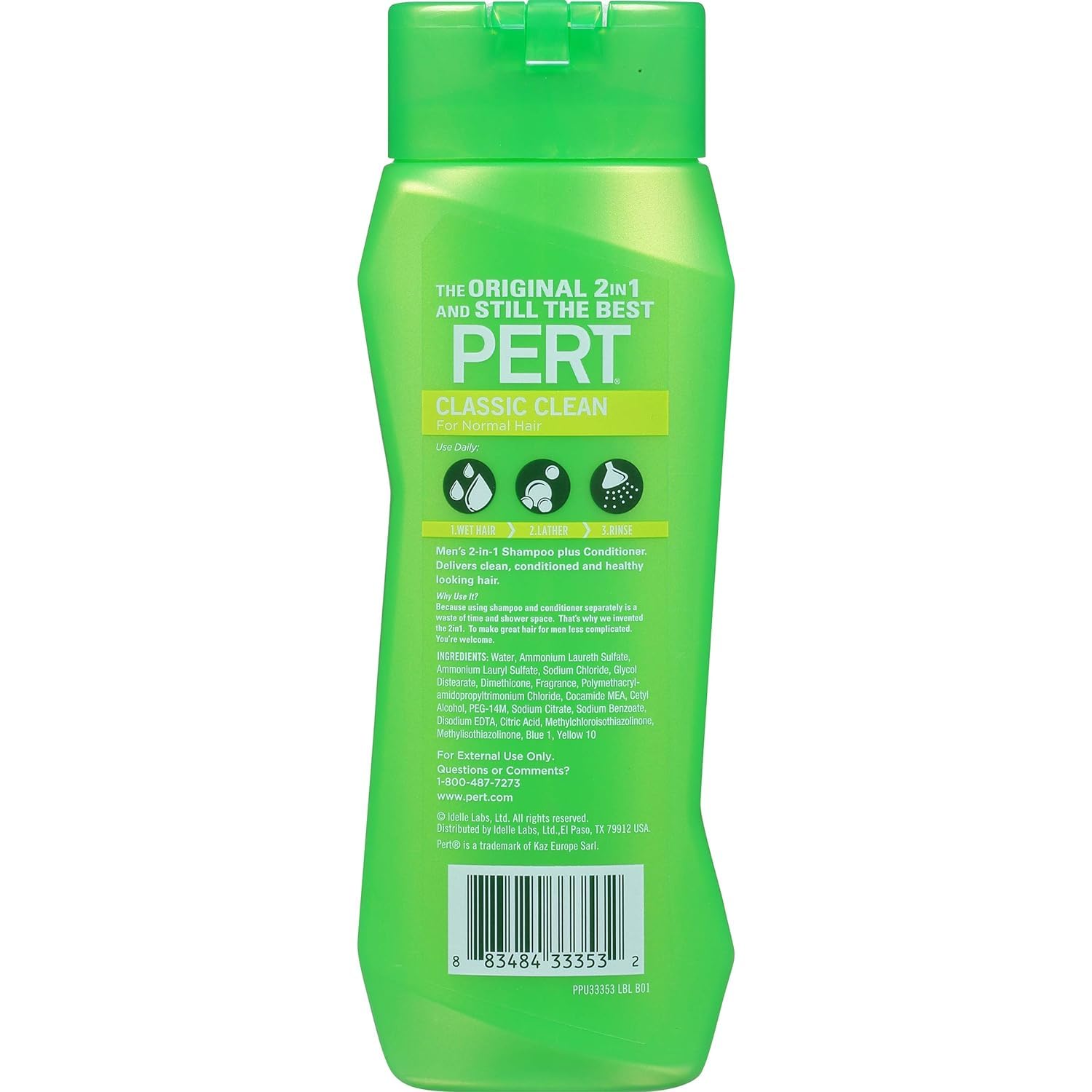 Pert Plus 2-in-1 Shampoo Plus Conditioner, Normal Hair 13.50 oz