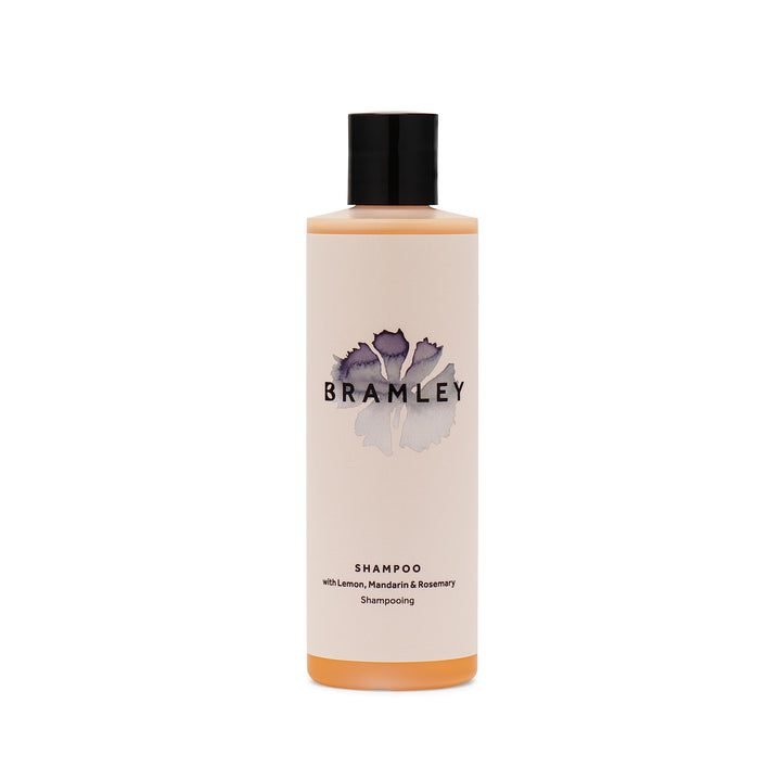 BRAMLEY Shampoo, 250ml | Lemon, Mandarin and Rosemary Essential Oils | Natural Hair Wash | Suphate Free | Cleanses & Softens | Vegan & Cruelty Free