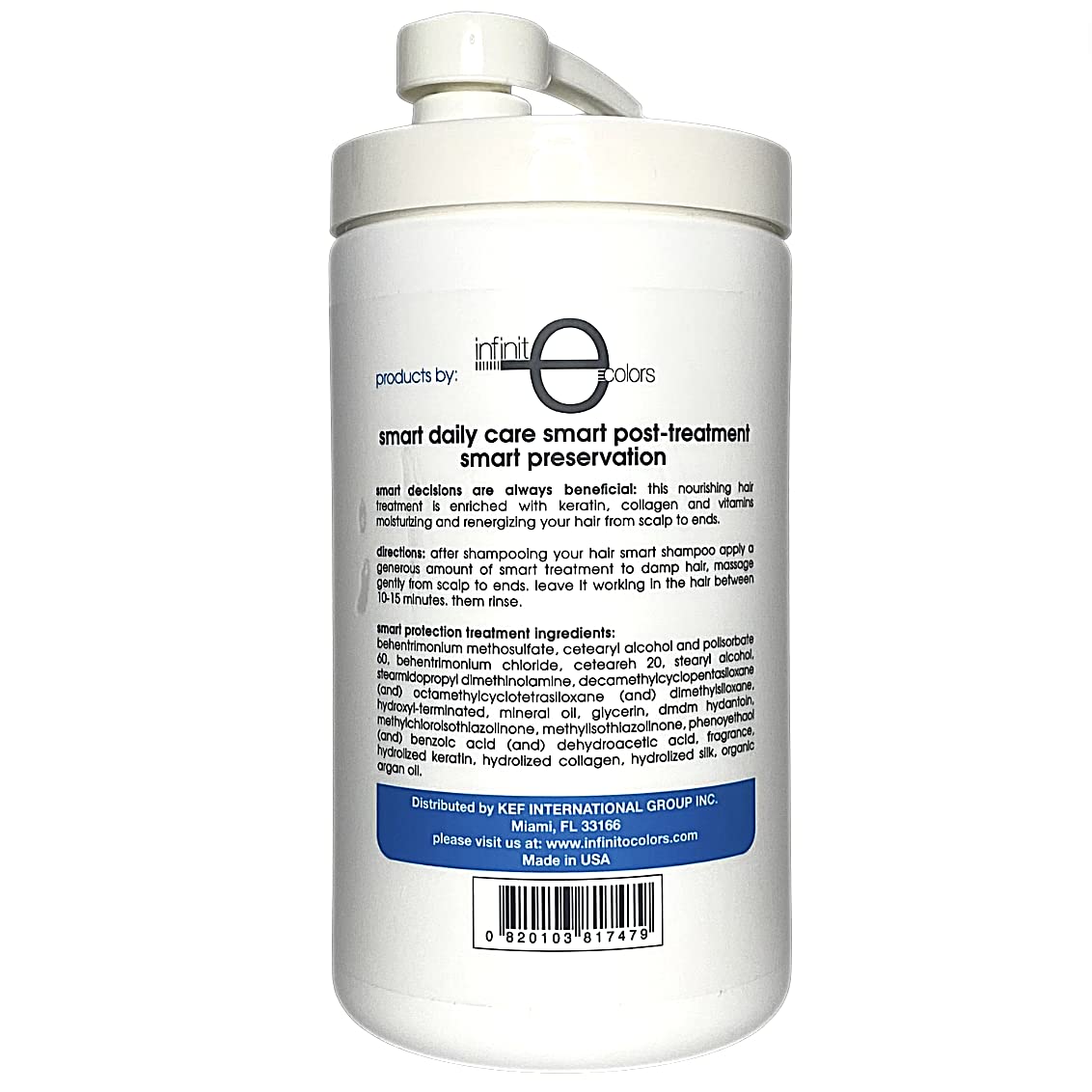 Infinito Colors Post-Treatment Conditioner Mask 30Oz By Smart Protection