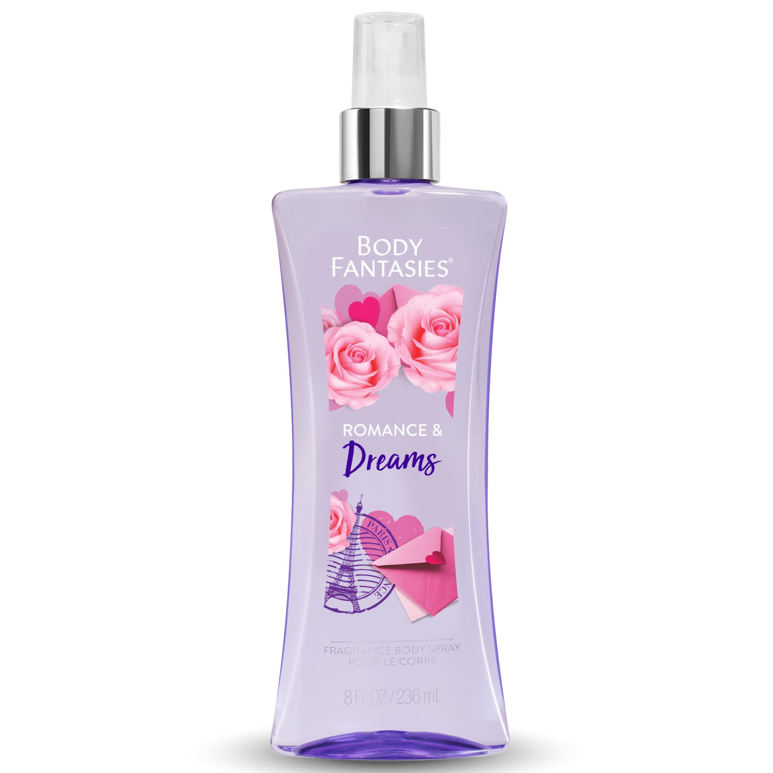 Body Fantasies Signature Body Mist for Women Romance & Dream Fragrance 236ml | Long Lasting Body Spray and Perfume | No Gas