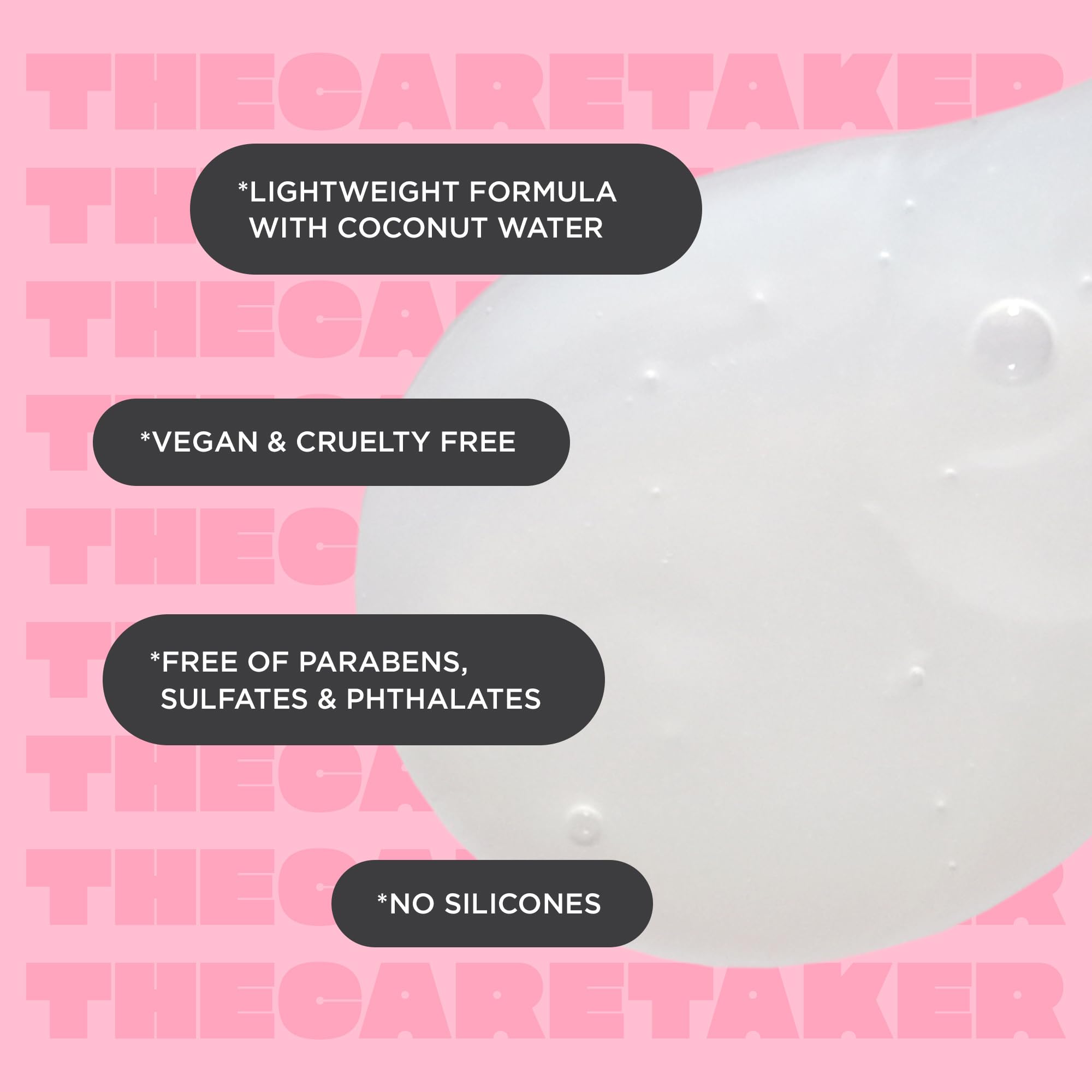 Cake Beauty Moisturizing Shampoo, The Care Taker – Hydrates and Replenishes Dry Hair – With Coconut Water, Hyaluronic Acid & Shea Butter - For All Hair Types - 10 fl oz