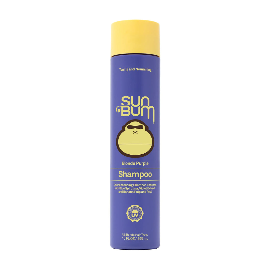 Sun Bum Blonde Conditioner | UVprotecting and Cruelty Free Color Enhancing and Toning Hair Treatment for Blondes | 10 Oz