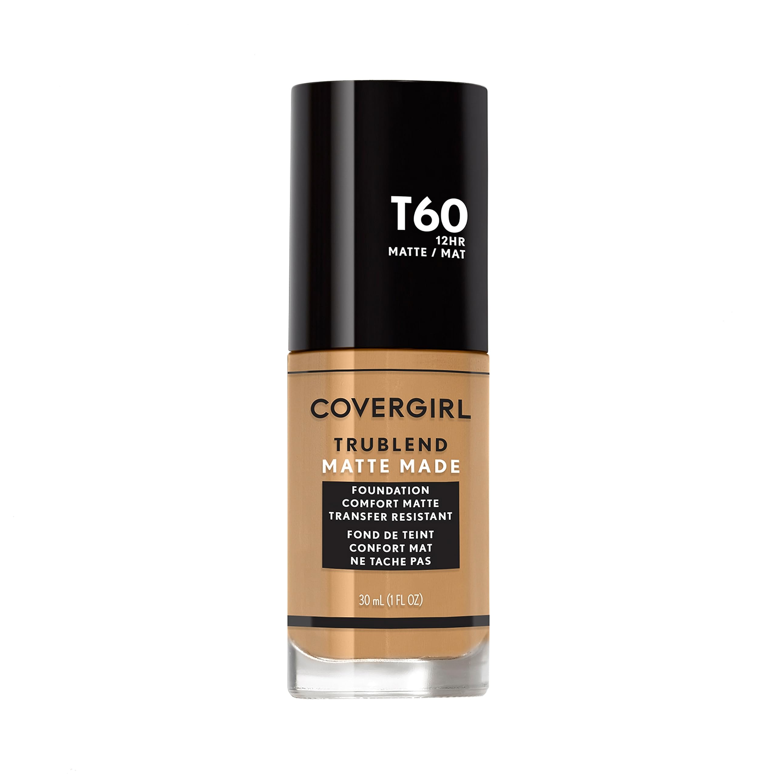 Covergirl Trublend Matte Made Liquid Foundation, T60 Warm Sun, 1.014 Ounce: 3 T60 Warm Sun