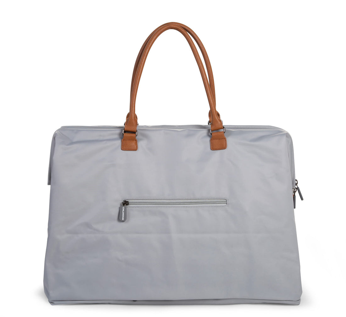 Childhome The Original Mommy Bag – Large Baby Diaper Bag, Mommy Hospital Tote and Travel Tote, Pregnancy Must Haves (Mommy Grey)