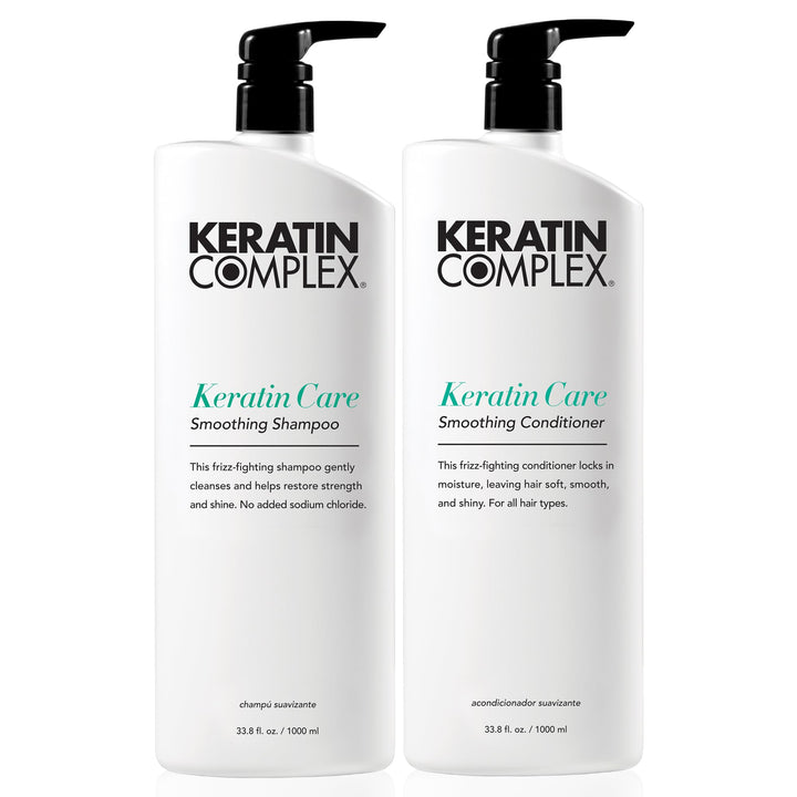 Keratin Complex - Keratin Care Smoothing Shampoo & Conditioner Duo - 33.8 fl oz Each