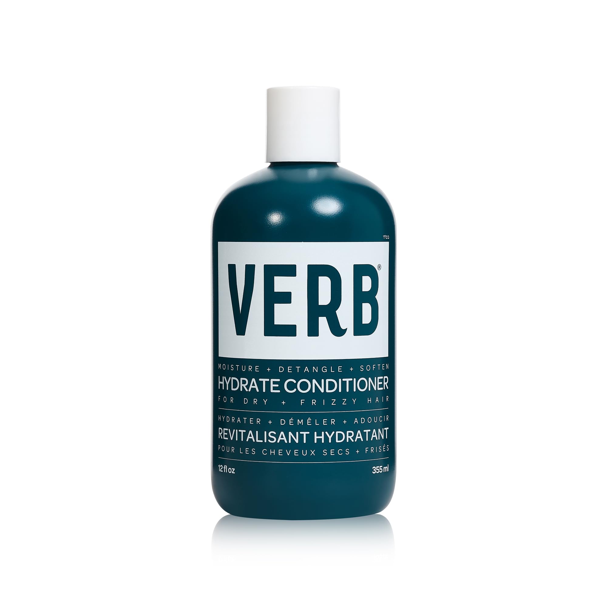 VERB® Hydrate Conditioner Detangles Dry and Frizzy Hair to Reduce Frizz and Add Moisture Hair, 12 oz