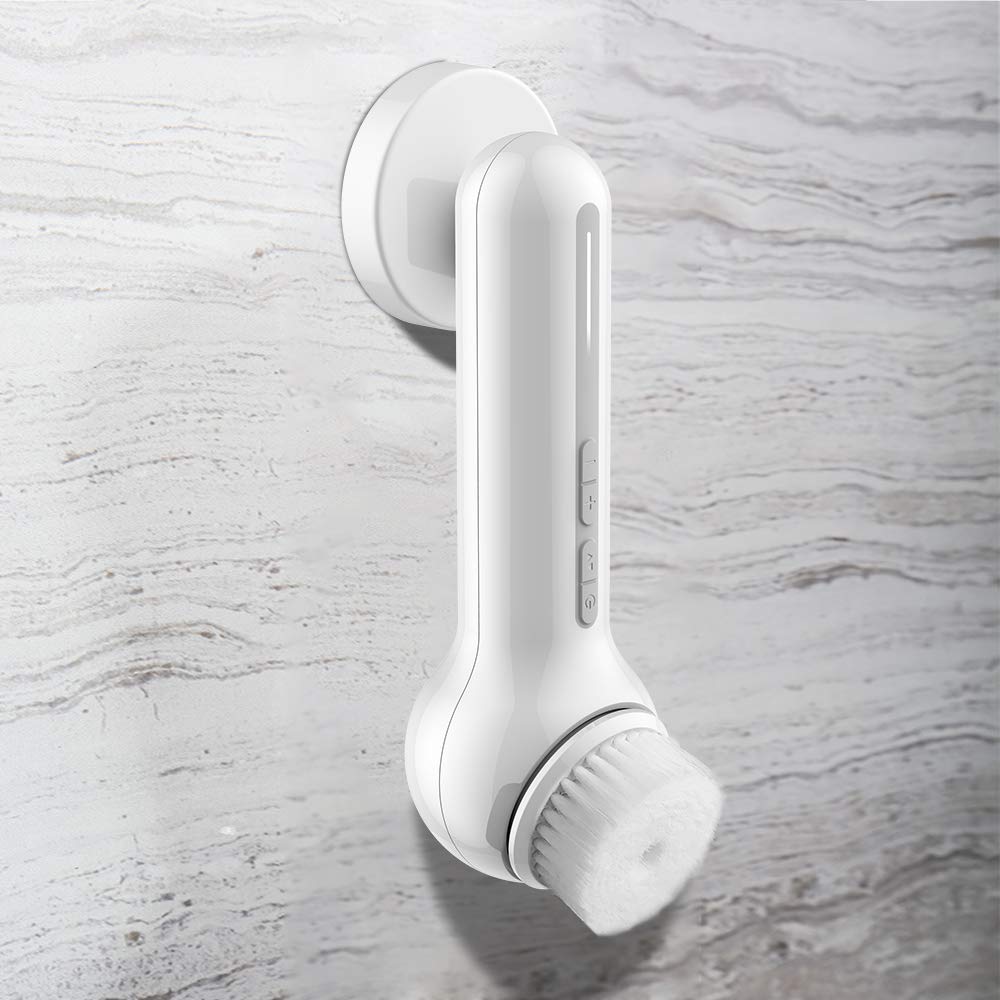 TOUCHBeauty Electric Facial Brush with Advanced Ã‚±360Ã‚° Spin Cleansing Brush & Professional Bamboo Charcoal Brush, Dual-Charging System for Home use or Travel TB-1766