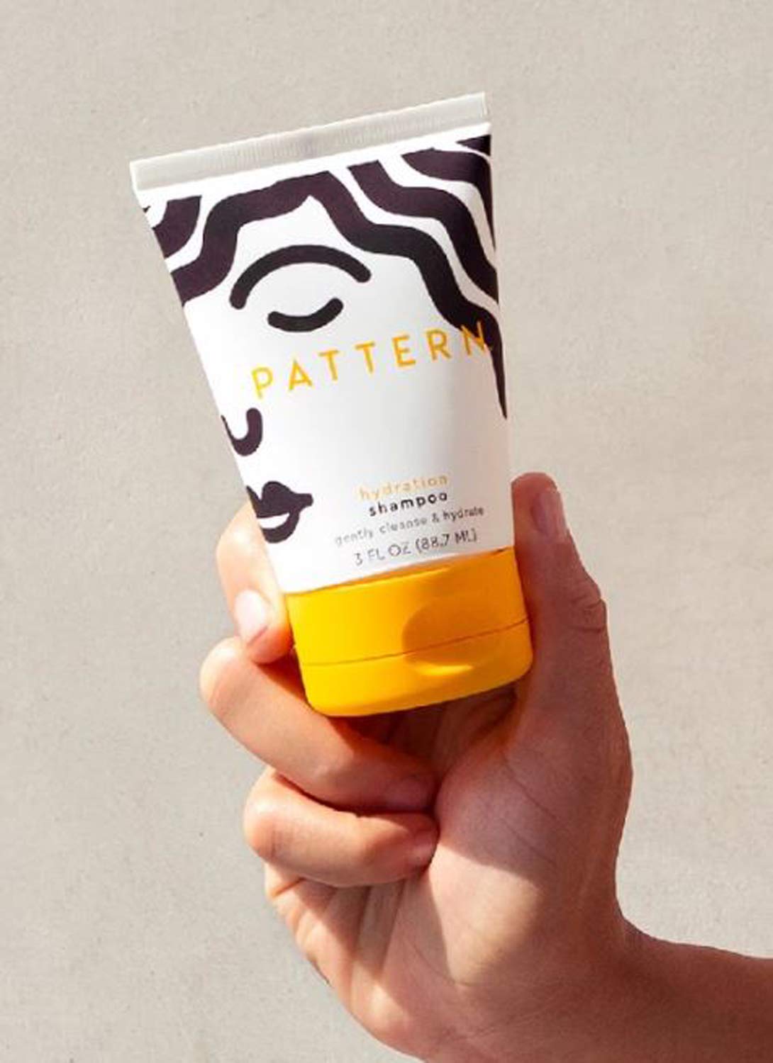 Pattern Hydration Curl Shampoo 3 Fl. Oz! Blend Of Aloe Vera Leaf Juice, Coconut Oil & Honey! Creamy Luxurious Shampoo For Curly Hair! Good Shampoo For Curly Hair! Sulfate Free Shampoo For Curly Hair!